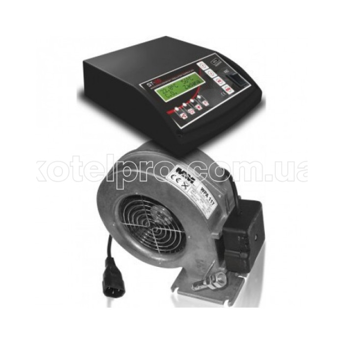 Автоматика для котла TECH ST-28 + вентилятор WPA117 (Комплект, Польша)