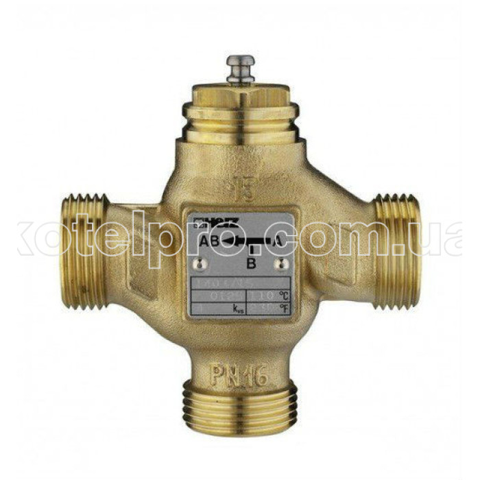 HERZ 4037 2 1/4" регулює триходовий клапан