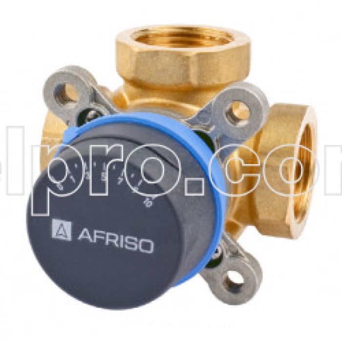 Поворотный смесительный трехходовой клапан AFRISO ARV388 Rp 3/4"