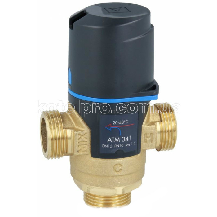 Трехходовой термосмесительный клапан Afriso ATM 341 G3/4" 20-43°С