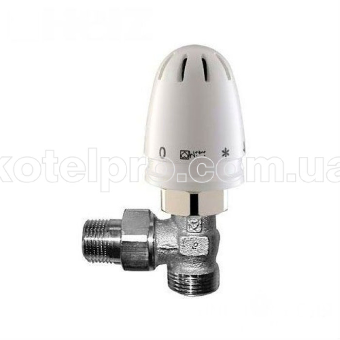 Регулятор-обмежувач температури HERZ в комплекті, кутовий (1920124) для теплої підлоги