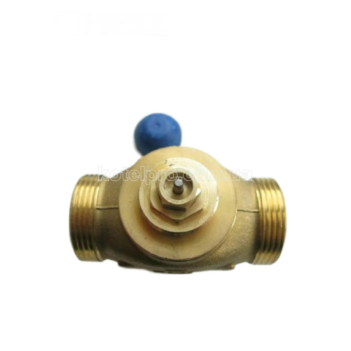 Трехходовый термостатический распределительный клапан Herz CALIS DN25  1776140 + термостатическая головка 40-70С°