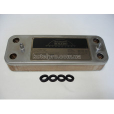 Теплообменник ГВС вторичный пластинчатый Baxi/Westen. На все модели. 12 пл. Art. 5686670