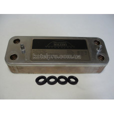 Теплообменник ГВС вторичный пластинчатый Baxi/Westen. На все модели. 14 пл. Art. 5686680