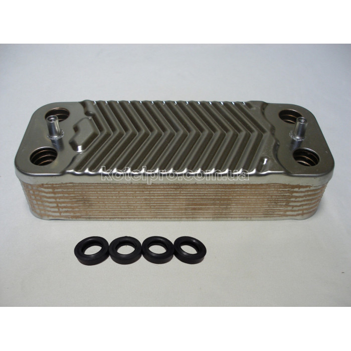 Теплообменник ГВС вторичный пластинчатый (14пл.) Immargas Mini Nike/Eolo 24/28 3E, Major Eolo 3.021693