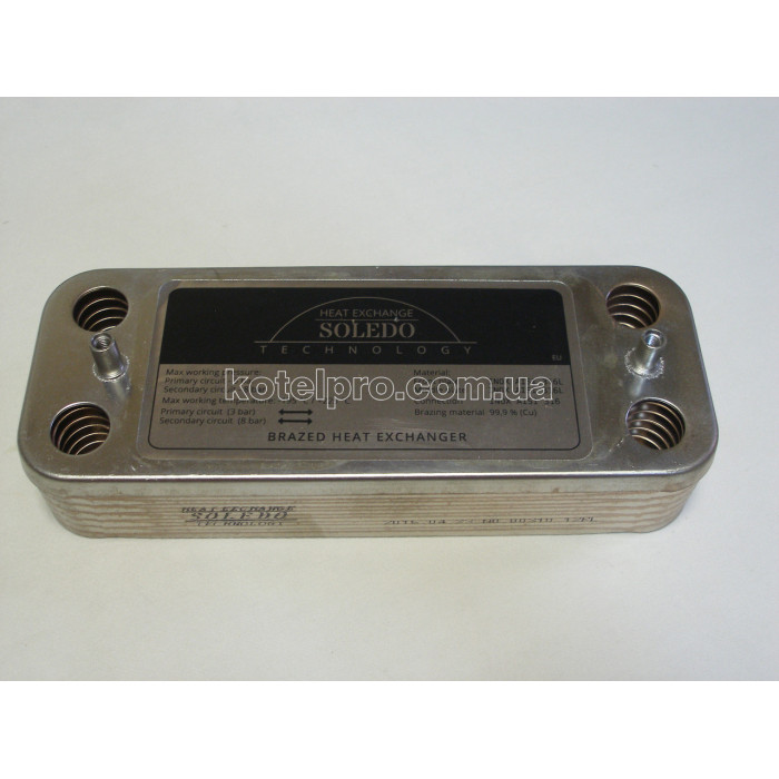 Теплообменник ГВС вторичный пластинчатый 12 пл. Rocterm