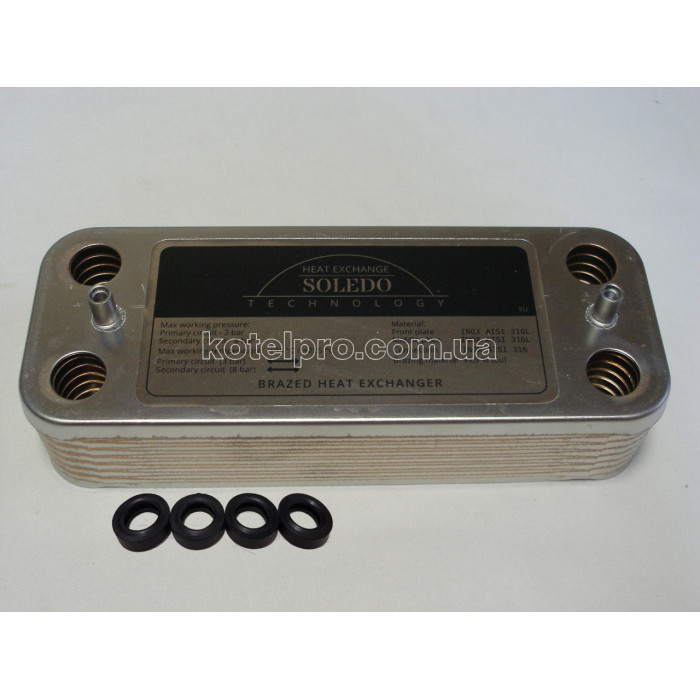 Теплообменник ГВС вторичный пластинчатый 14 пл. Viessmann WH1B 7825533