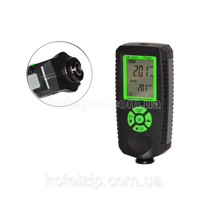 Толщиномер краски Cm - 206 Х FN VVV-Group Цинк + алюминиевая шпатлевка)