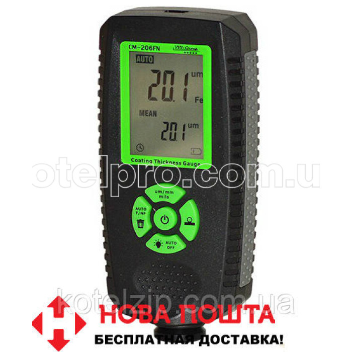 Толщиномер краски Cm - 206 Х FN VVV-Group Цинк + алюминиевая шпатлевка)