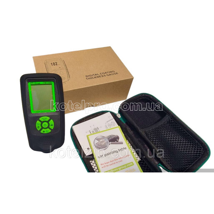 Толщиномер краски Cm - 206 Х FN VVV-Group Цинк + алюминиевая шпатлевка)