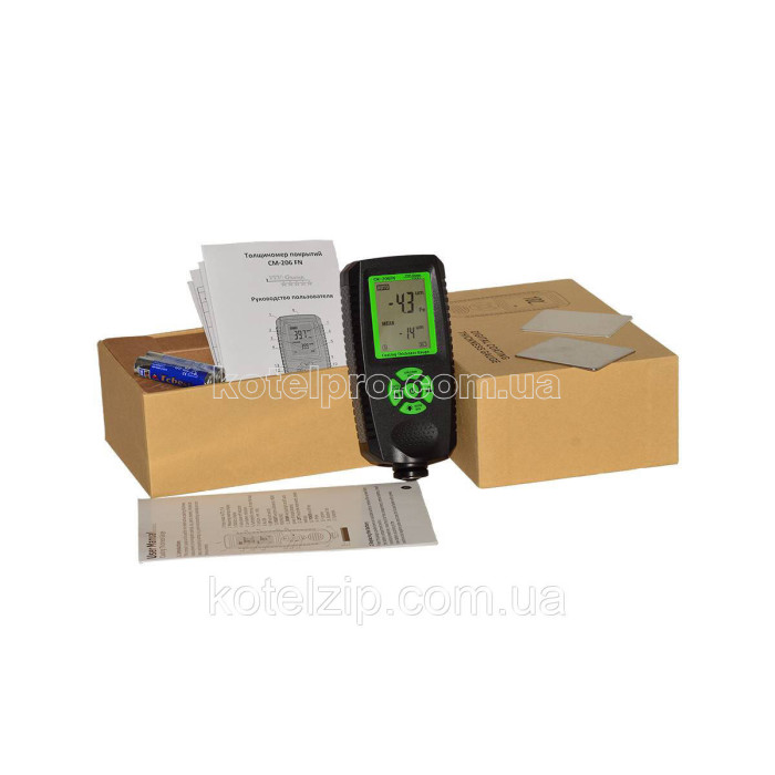 Толщиномер краски Cm - 206 Х FN VVV-Group Цинк + алюминиевая шпатлевка)