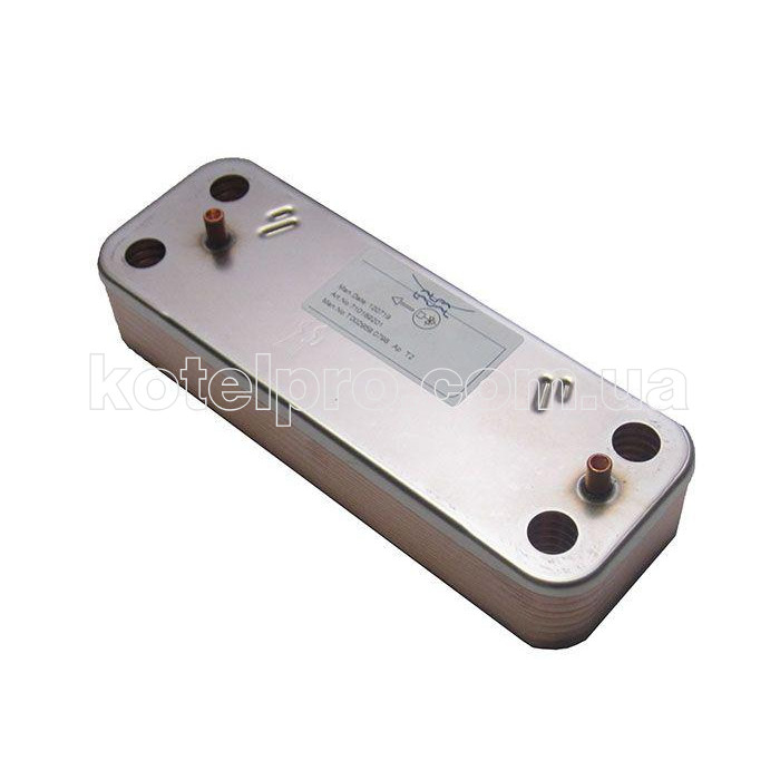 Теплообменник ГВС вторичный пластинчатый Baxi, Westen 14 пластин - 5686680