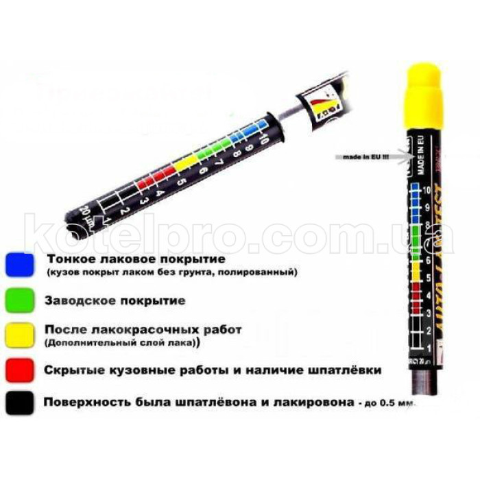 Товщиномір олівець фарби