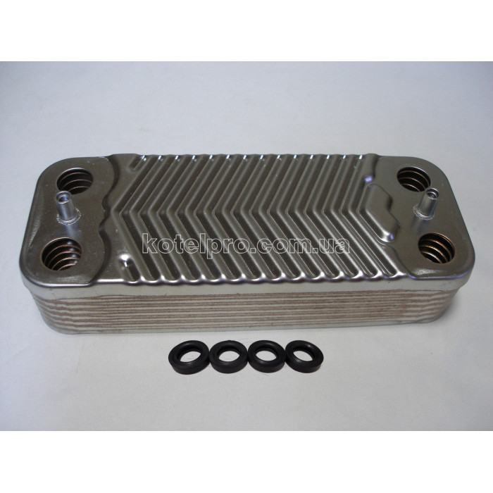 Теплообмінник ГВП вторинний 12 пл Immergas Nike/ Eolo/Mini 24kw, Victrix 24 kw, Nike/ Eolo/ Mini 1.022220