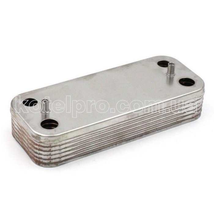 Теплообменник ГВС вторичный пластинчатый Ariston Class, Genus. BS (10 пластин).Art. 65104333, 65104263,