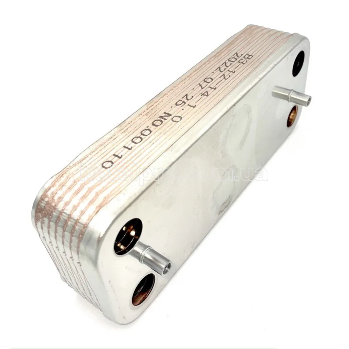 Теплообменник ГВС вторичный пластинчатый Ariston Class, Genus. BS (10 пластин).Art. 65104333, 65104263,