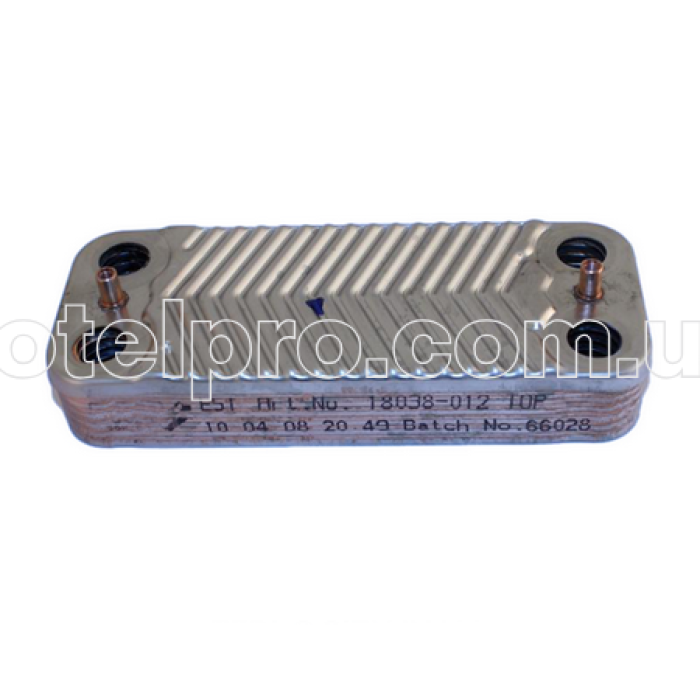 Теплообменник ГВС вторичный пластинчатый 14 пл. Unical EVE 05 95000683
