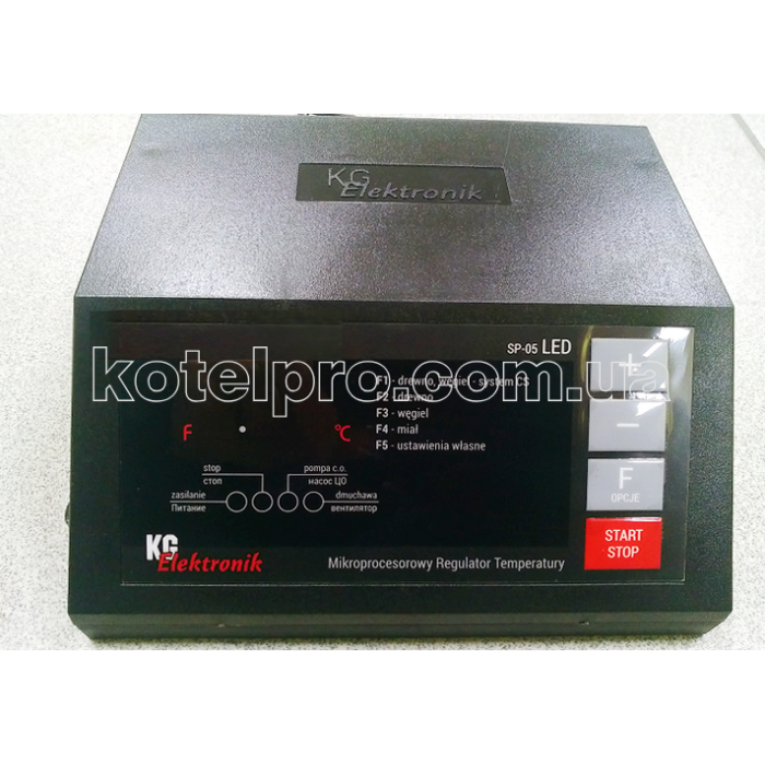 Автоматика для котла KG Elektronik SP-05 Led (1 вентилятор + 1 насос)