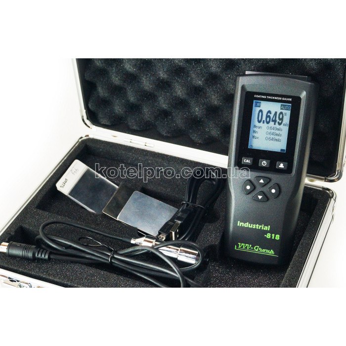 Толщиномер краски Industrial-818 VVV-Group диапазон измерений до 5000 микрон