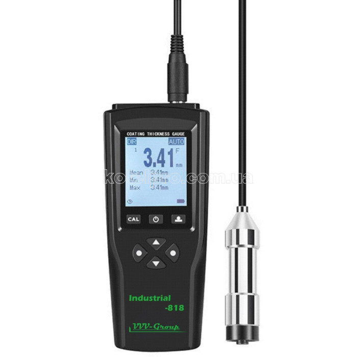 Толщиномер краски Industrial-818 VVV-Group диапазон измерений до 5000 микрон