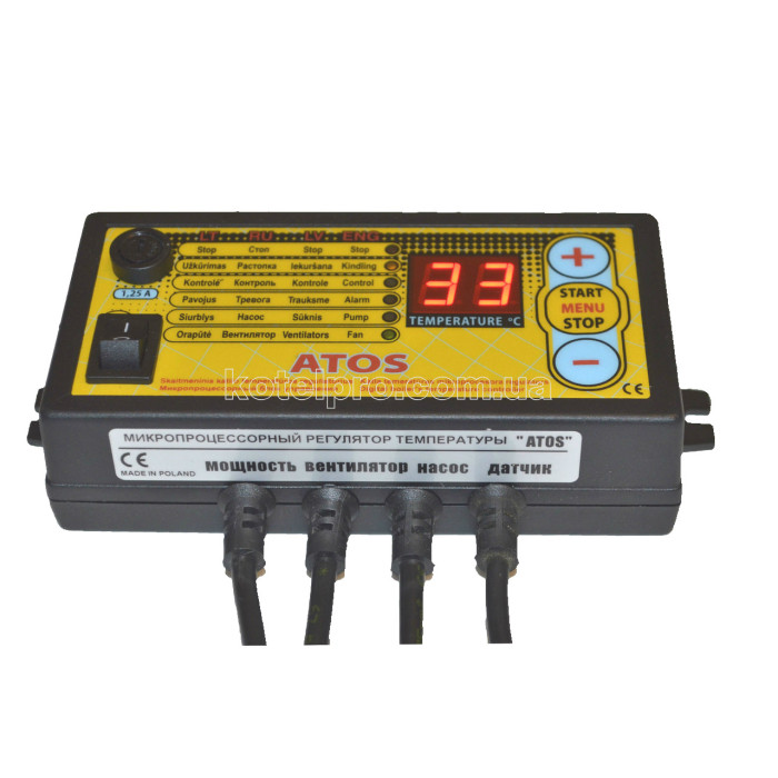 Автоматика для котла Atos + Вентилятор для котла WPA-120 k ZW