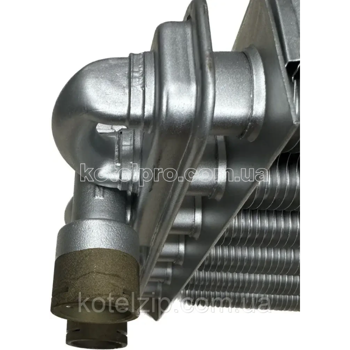 Теплообмінник для котла Rocterm Emerald TE-B20, Ruby TR-B20, Praga 20 кВт (довжина 210 мм) L44621