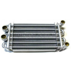 Теплообменник битермический для газового котла Rocterm Emerald TE-B34, Praga 34 (длина 290 мм) L44629