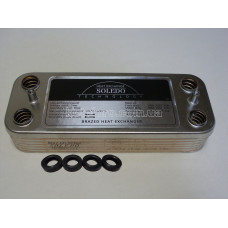 Теплообменник  вторичный пластинчатый Zoom Master BF/Expert BF 16 пл (G20) с буртом Aa1011000