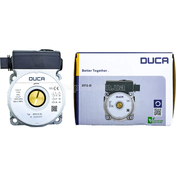 Циркуляційний насос Duca BPS для котла Bosch Gaz 6000, Buderus Logamax 87186457900