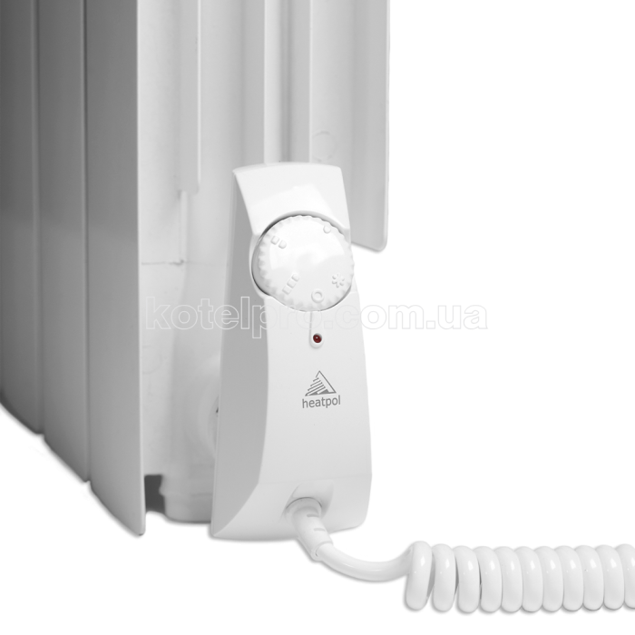 Heatpol HGT 1500W тен для сушарок для рушників і радіаторів кутовий білий