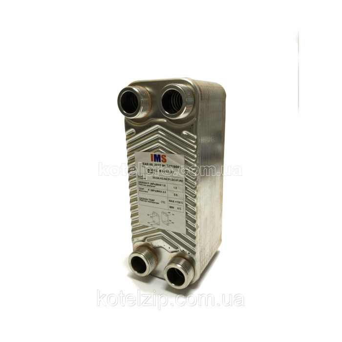Пластинчастий теплообмінник IMS В3-012-ZB-20 3/4 (20-30кВт)