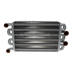 Теплообменник битермический для газового котла Egis 24 kw - 65105094 до 2008г