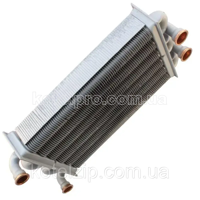 Бітермічний теплообмінник для газового котла Egis 24 kw - 65105094 до 2008г