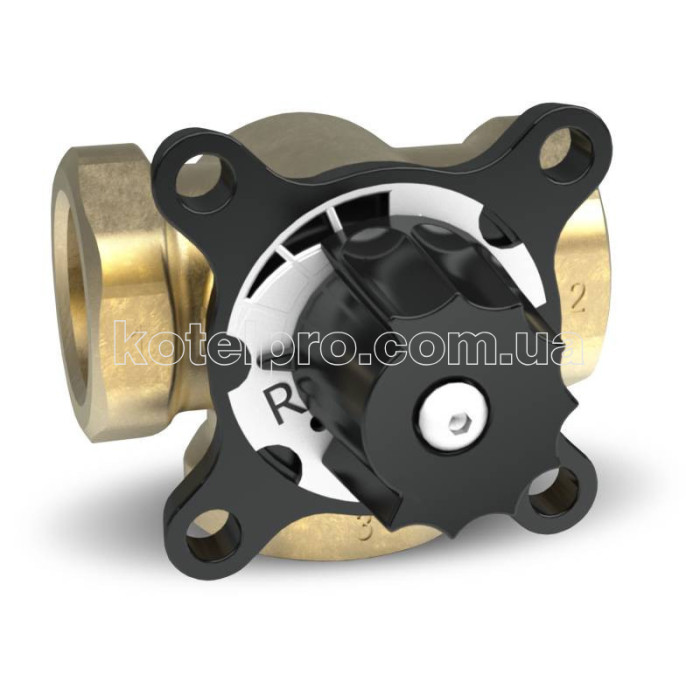 Трехходовой смесительный кран 1" Kvs 12 латунь VeXve AMV 3122