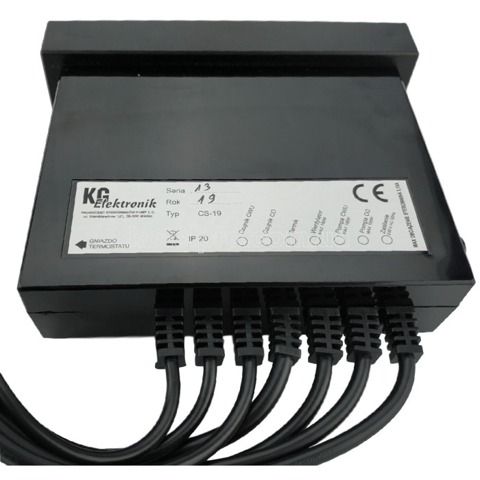 KG Elektronik CS-19 (SP-19) автоматика до котла на 2 насоса і вентилятор