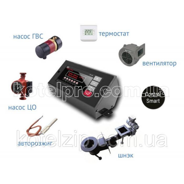 KG Elektronik SP-40 автоматика для котла с управлением шнека