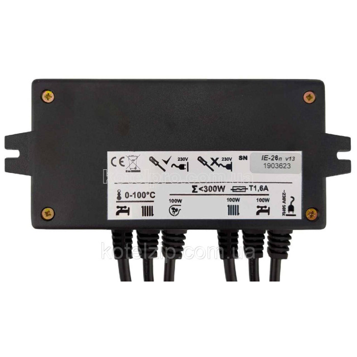 Автоматика для твердотопливного котла Inter Electronics IE-26n (на 2 насоса и 1 вентилятор)