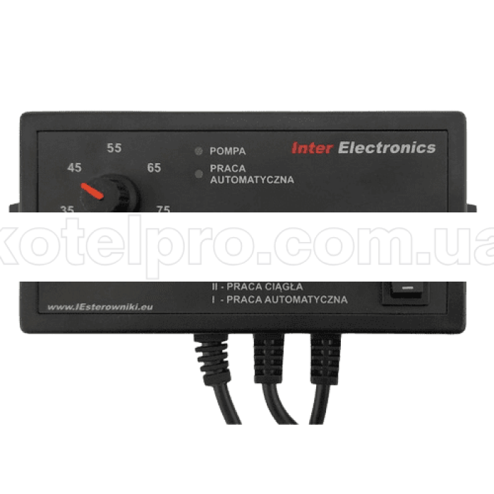 Автоматика для твердопаливного котла Inter Electronics IE-19 (для 1 насоса ЦО)