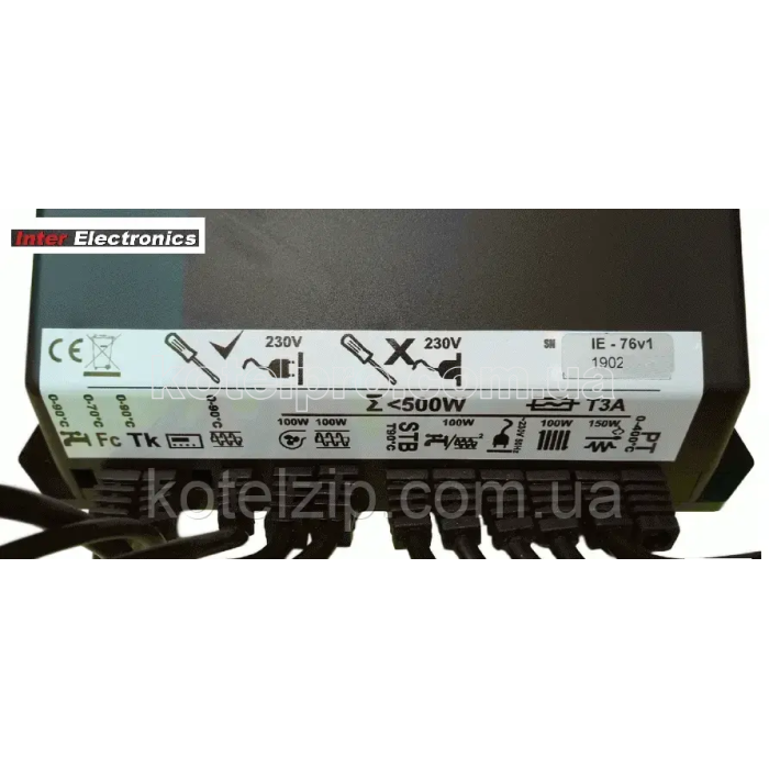 Автоматика для твердотопливного котла Inter Electronics IE-76 v1