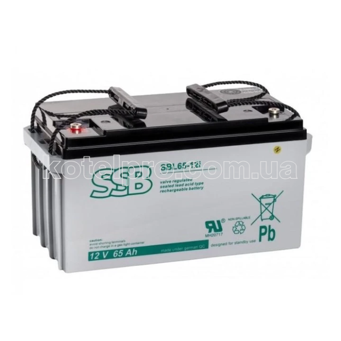 Акумулятор SSB SBL 65-12I (12В / 65Аг / AGM)