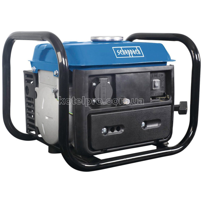 Бензиновий генератор Scheppach SG1000 (потужність генератора макс. 700 Вт, бак 4 л)
