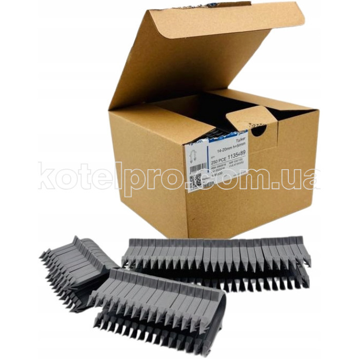 Скобі теплої підлоги для такера Uponor 50мм та 250 шт для труб