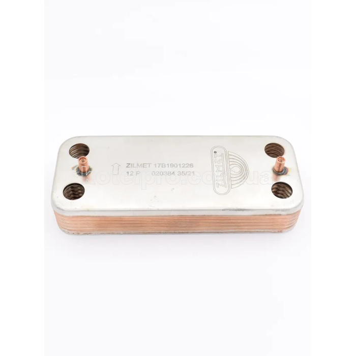 Вторинний теплообмінник до котла ECA, De Dietrich 7006951209 12 пластин