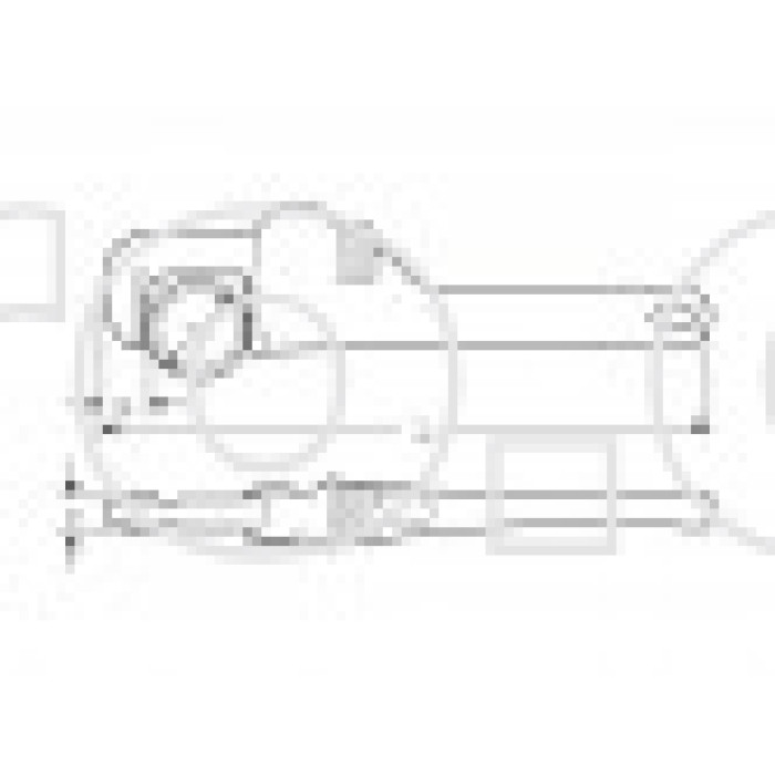 Алюминиевый прямой трубный ключ SUPER-EGO 104, 14”