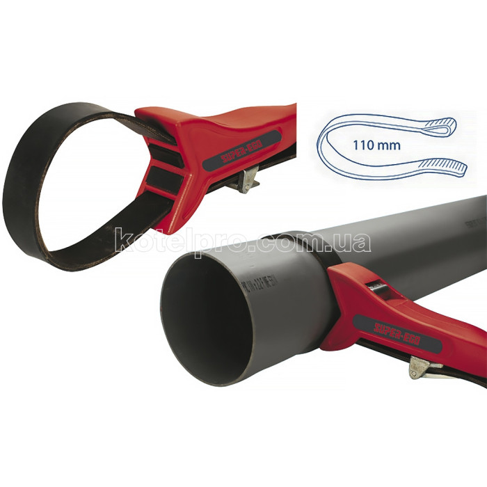 Ленточный (ременной) трубный ключ SUPER-EGO 123, EASYGRIP 20 - 200 мм