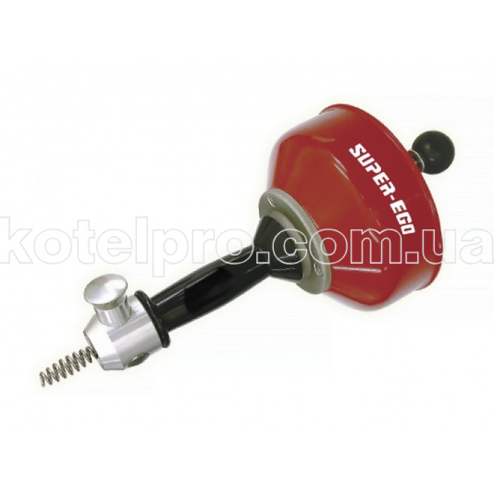 Устройство для прочистки труб вручную или с помощью дрели SUPER-EGO 8мм - 7.6м