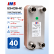 Пластинчастий теплообмінник IMS B3-028-40-під фреон 45 bar